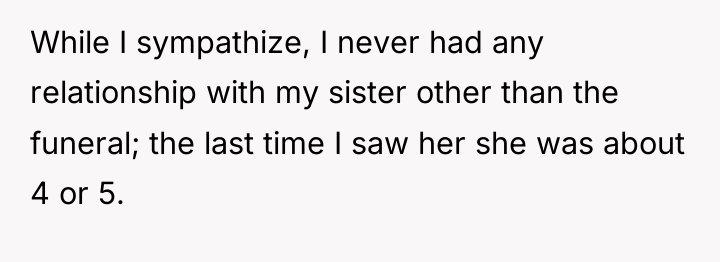 While I sympathize, I never had any relationship with my...