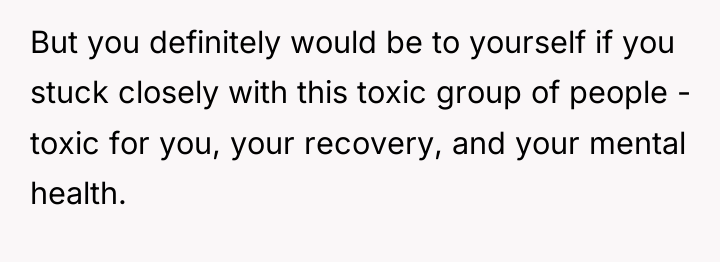 But you definitely would be to yourself if you stuck...