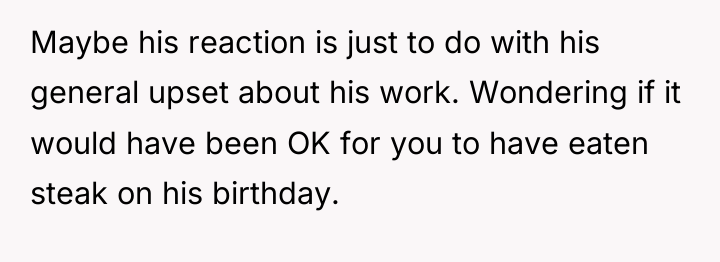 Maybe his reaction is just to do with his general...