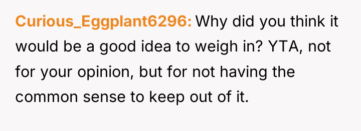 Curious_Eggplant6296 Why did you think it would be a good...