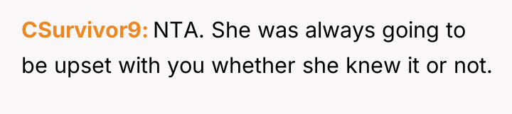 CSurvivor9 NTA. She was always going to be upset with...