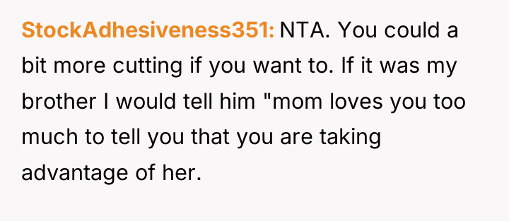 StockAdhesiveness351 NTA. You could a bit more cutting if you...