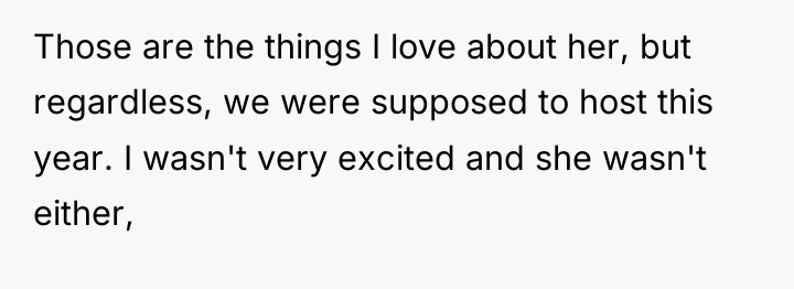 Those are the things I love about her, but regardless,...
