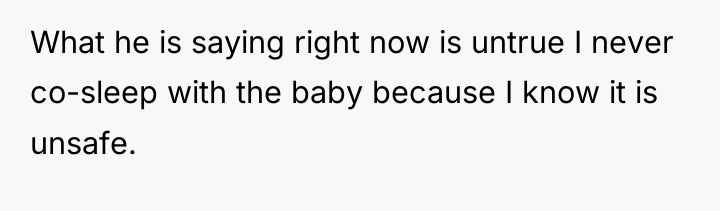 What he is saying right now is untrue I never...