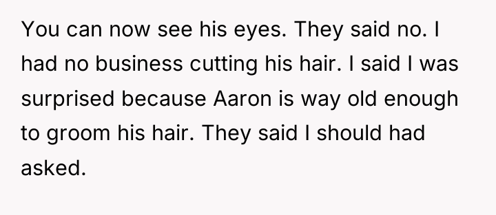 You can now see his eyes. They said no. I...
