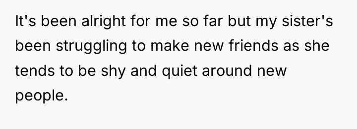 It's been alright for me so far but my sister's...