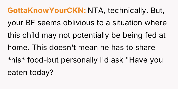 GottaKnowYourCKN NTA, technically. But, your BF seems oblivious to a...