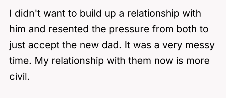 I didn't want to build up a relationship with him...