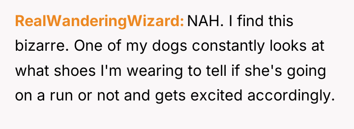 RealWanderingWizard NAH. I find this bizarre. One of my dogs...