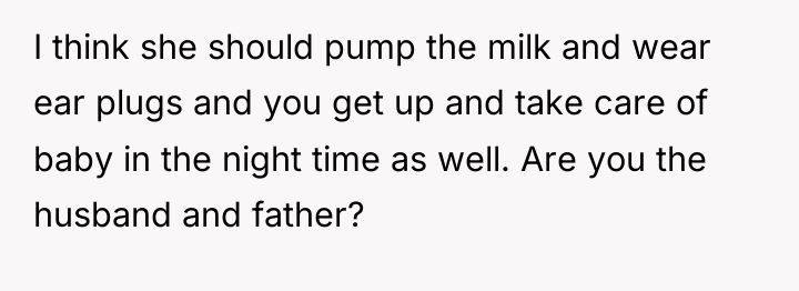 I think she should pump the milk and wear ear...