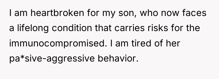 I am heartbroken for my son, who now faces a...