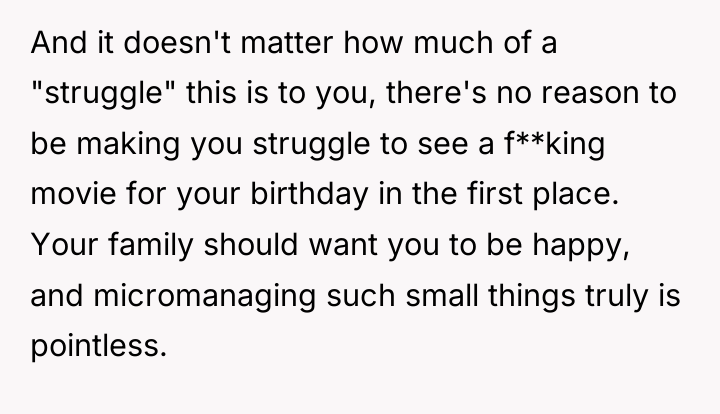 And it doesn't matter how much of a "struggle" this...