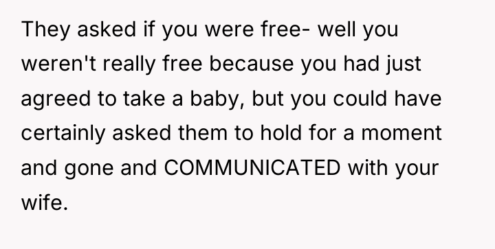 They asked if you were free- well you weren't really...