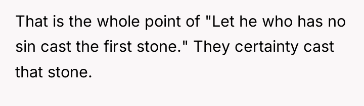 That is the whole point of "Let he who has...