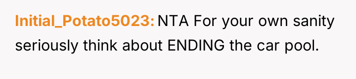 Initial_Potato5023 NTA For your own sanity seriously think about ENDING...