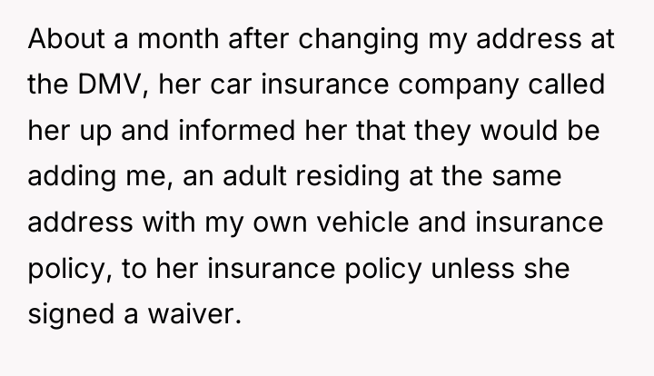 About a month after changing my address at the DMV,...
