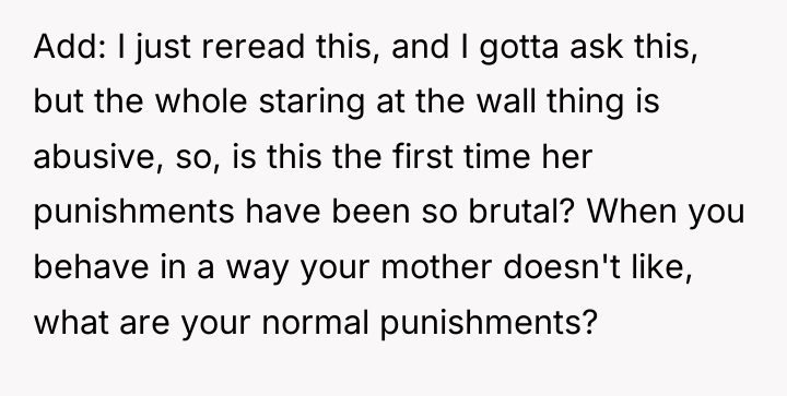 Add: I just reread this, and I gotta ask this,...