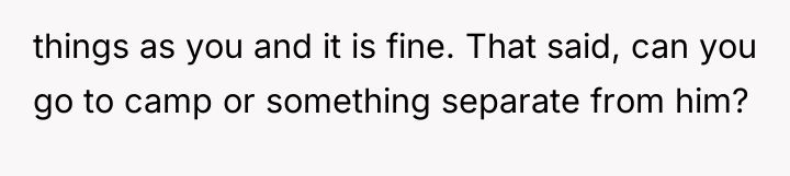 things as you and it is fine. That said, can...