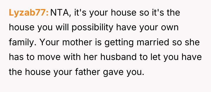 Lyzab77 NTA, it's your house so it's the house you...