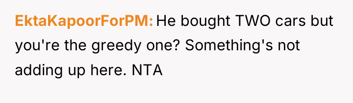 EktaKapoorForPM He bought TWO cars but you're the greedy one?...