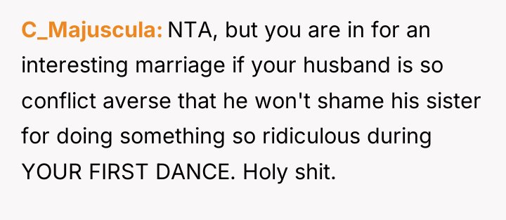 C_Majuscula NTA, but you are in for an interesting marriage...