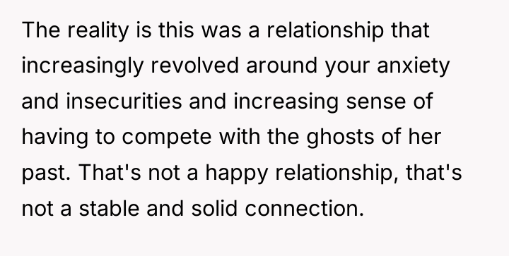 The reality is this was a relationship that increasingly revolved...