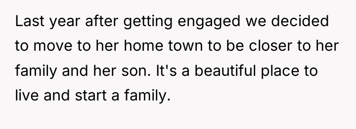 Last year after getting engaged we decided to move to...