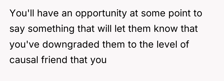 You'll have an opportunity at some point to say something...