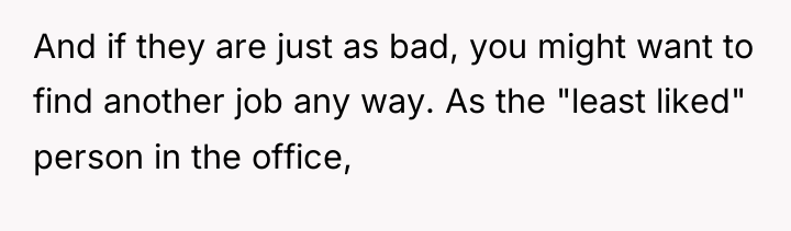And if they are just as bad, you might want...