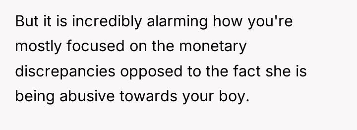 But it is incredibly alarming how you're mostly focused on...
