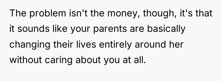 The problem isn't the money, though, it's that it sounds...