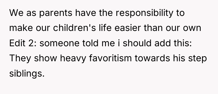 We as parents have the responsibility to make our children's...