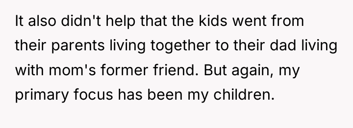 It also didn't help that the kids went from their...