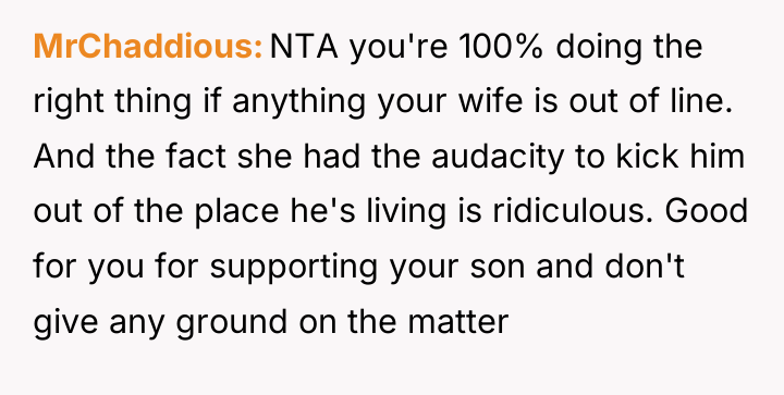 MrChaddious NTA you're 100% doing the right thing if anything...