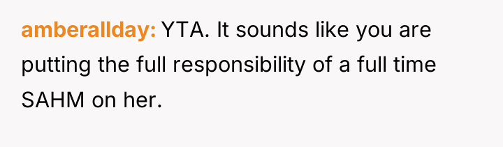 amberallday YTA. It sounds like you are putting the full...
