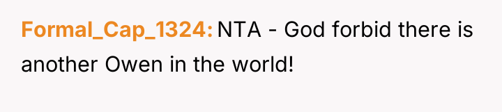 Formal_Cap_1324 NTA - God forbid there is another Owen in...