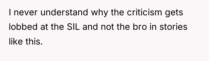 I never understand why the criticism gets lobbed at the...
