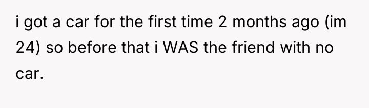 i got a car for the first time 2 months...