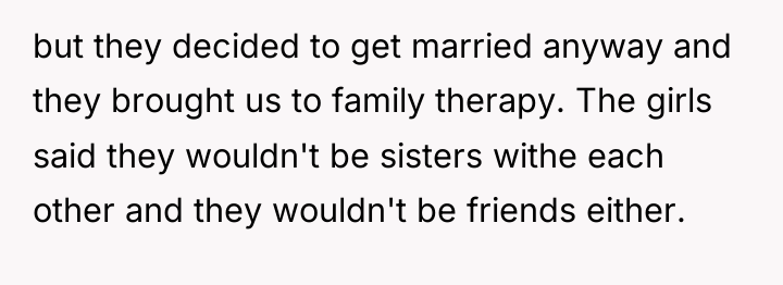 but they decided to get married anyway and they brought...