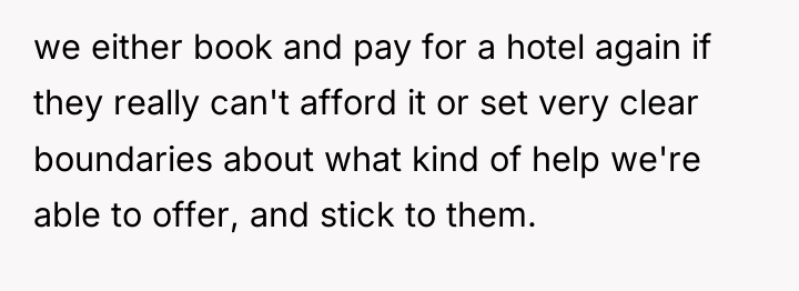 we either book and pay for a hotel again if...