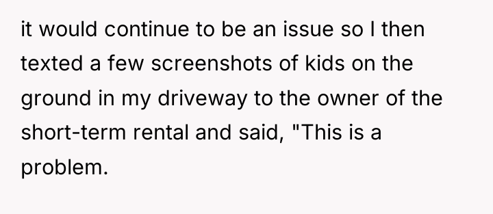 it would continue to be an issue so I then...