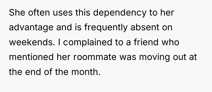 She often uses this dependency to her advantage and is...