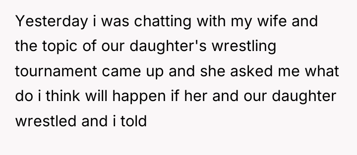 Yesterday i was chatting with my wife and the topic...