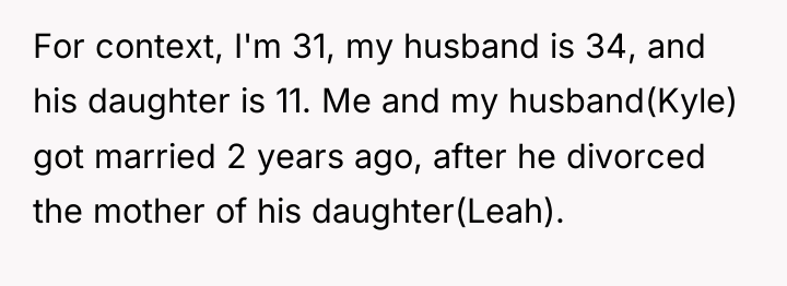 For context, I'm 31, my husband is 34, and his...