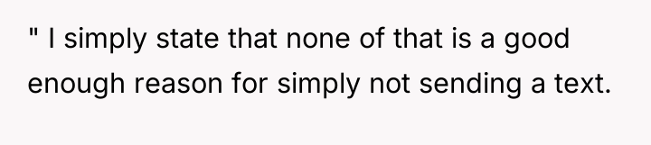 " I simply state that none of that is a...
