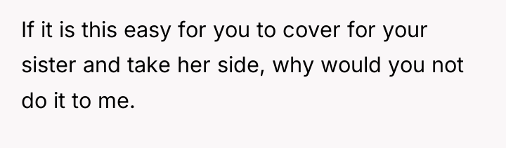 If it is this easy for you to cover for...