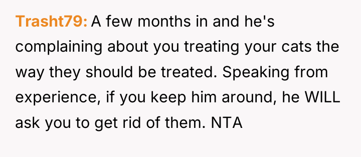 Trasht79 A few months in and he's complaining about you...
