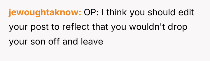 jewoughtaknow OP: I think you should edit your post to...