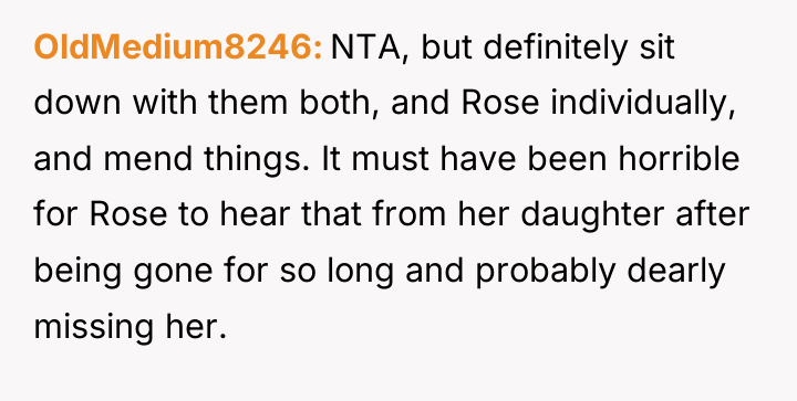 OldMedium8246 NTA, but definitely sit down with them both, and...