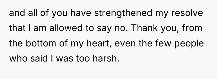 and all of you have strengthened my resolve that I...